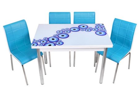 Кухненска разгъваема маса със столове 31