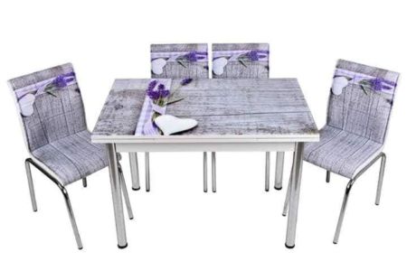 Кухненска разгъваема маса със столове 32
